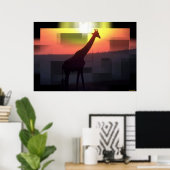 Poster Imprimer Giraffes (Bureau à domicile)