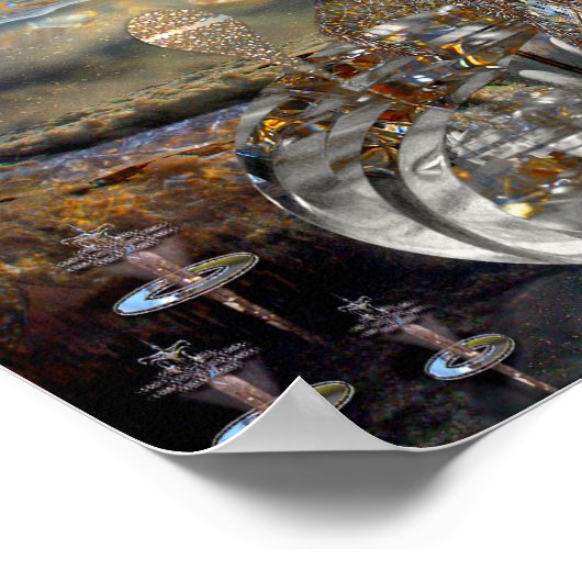 Poster Imprimer Glissade Station (Coin)