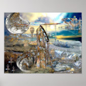 Poster Imprimer Glissade Station (Devant)