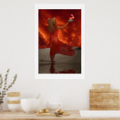 Poster IMPRIMER "GODDESTS of FIRE" (Cuisine)