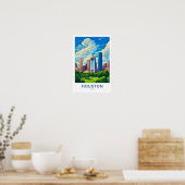 Poster Imprimer Houston Texas Travel (Cuisine)