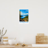 Poster Imprimer Huntington Lake California Travel (Cuisine)