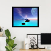 POSTER IMPRIMER JARDIN DE NEPTUNE (Bureau à domicile)