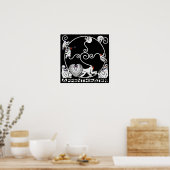 Poster Imprimer : Jugendstil Plakat Affentheater (Cuisine)