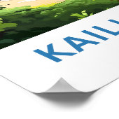 Poster Imprimer Kailua Kona Hawaii Travel (Coin)