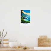Poster Imprimer Kauai Hawaii Travel (Cuisine)