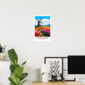 Poster Imprimer Keukenhof Pays-Bas Travel (Bureau à domicile)