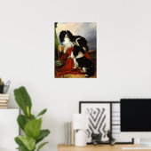 Poster Imprimer : King Charles Spaniels - Richard Ansdell (Bureau à domicile)