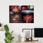 Poster Imprimer la collection Fireworks (Bureau à domicile)