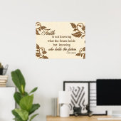 Poster Imprimer - La foi : qui détient l'avenir (Bureau à domicile)