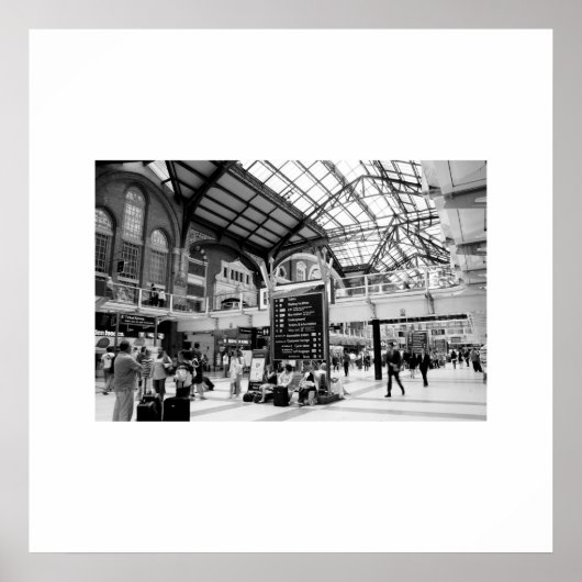 Poster Imprimer la gare de Liverpool (Devant)