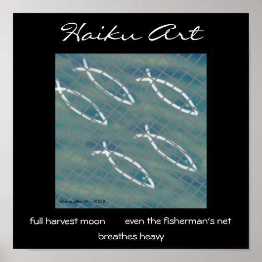 POSTER IMPRIMER LA LUNE DE RÉCOLTE COMPLÈTE (Devant)