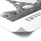 Poster Imprimer la photo Arc Tour Eiffel (Coin)