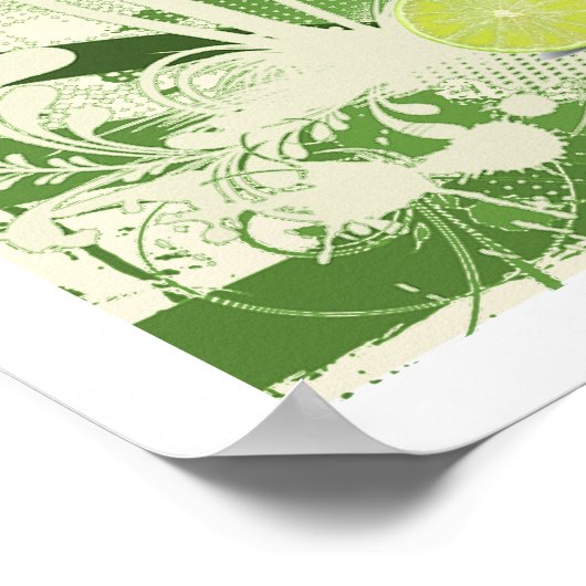 Poster Imprimer la recette Mojito (Coin)