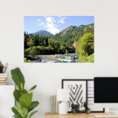 Poster Imprimer la rivière Mountain (Bureau à domicile)