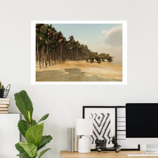 POSTER IMPRIMER LA VIE DE DINOSAUR (Bureau à domicile)