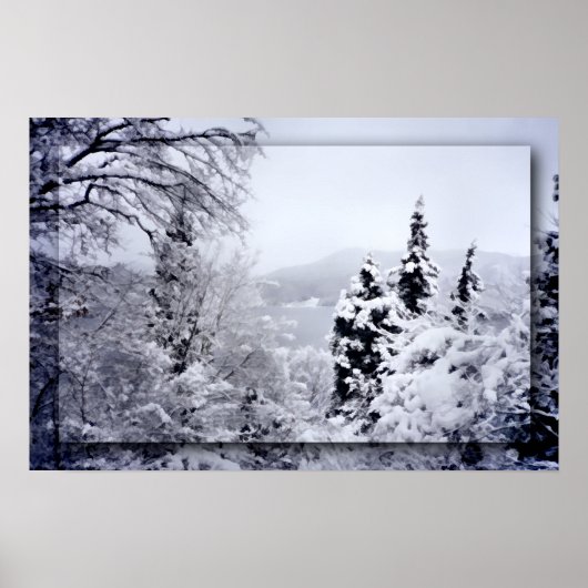 Poster Imprimer Lac Nojiri (Devant)