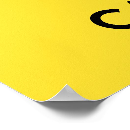 Poster Imprimer l'affiche Conserver le calme et manger de (Coin)