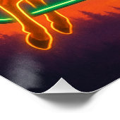 Poster Imprimer l'affiche de Neon Whitetail (Coin)