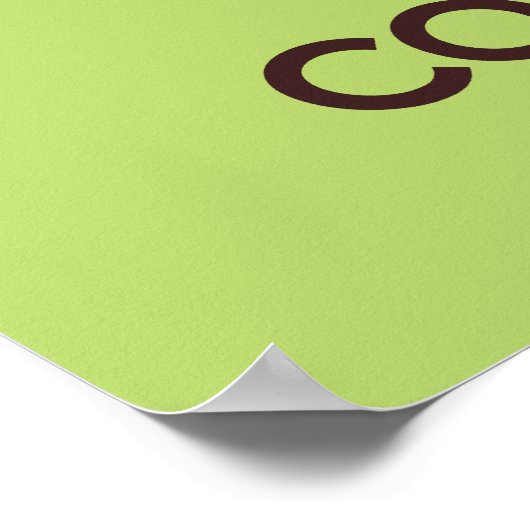 Poster Imprimer l'affiche des cookies pour garder le calm (Coin)