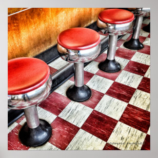 Poster Imprimer l'affiche du Carré À damiers