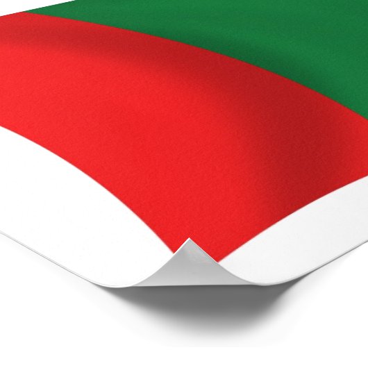 Poster Imprimer l'affiche du drapeau Mars (Coin)