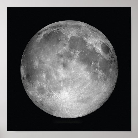 Poster Imprimer l'affiche Pleine lune (Devant)