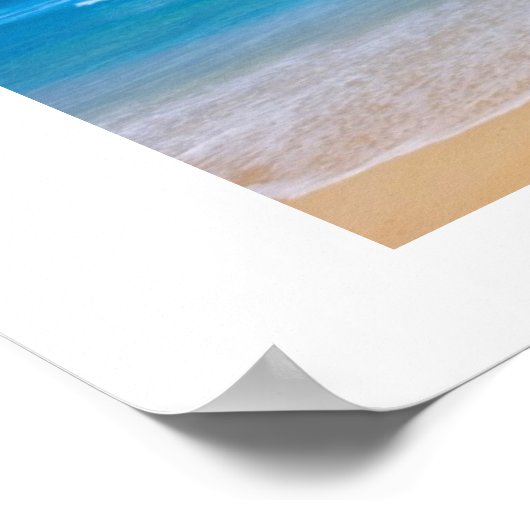 Poster Imprimer l'affiche Vue Océan tropical (Coin)