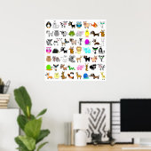 Poster Imprimer l'amant animal mou (Bureau à domicile)