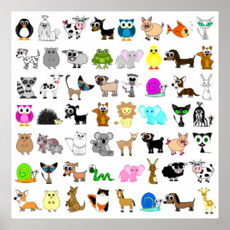 Poster Imprimer l'amant animal mou