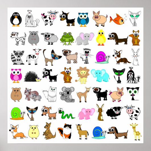Poster Imprimer l'amant animal mou (Devant)
