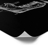 Poster Imprimer l'anatomie du crâne humain et de la mâcho (Coin)