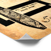 Poster Imprimer l'annonce vintage de cigar (Coin)