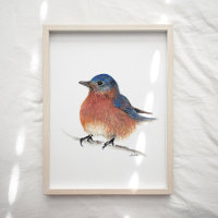 Imprimer l'aquarelle Bleu