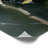 Poster Imprimer l'aquarelle de la forêt (Coin)