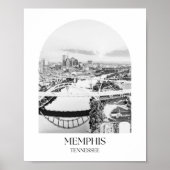 Poster Imprimer l'arc de Memphis Tennessee (Devant)