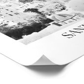 Poster Imprimer l'arc de Santorin Grèce (Coin)