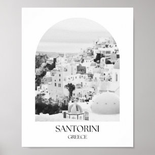 Poster Imprimer l'arc de Santorin Grèce