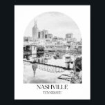 Poster Imprimer l'arc du Tennessee de Nashville<br><div class="desc">Imprimer l'arc du Tennessee de Nashville</div>