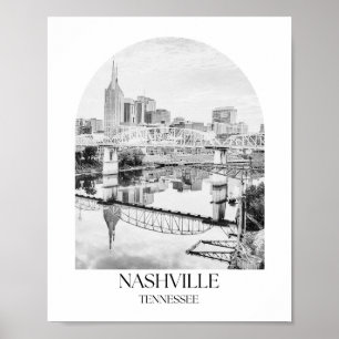 Poster Imprimer l'arc du Tennessee de Nashville