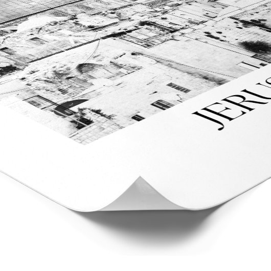 Poster Imprimer l'arc Israël de Jérusalem (Coin)