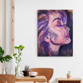 Poster Imprimer l'art Abstrait de la femme rose