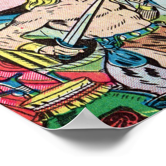 Poster Imprimer l'art barbare no 1 (Coin)