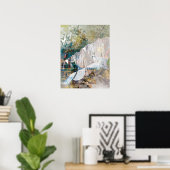 Poster Imprimer l'art des lignes (Bureau à domicile)