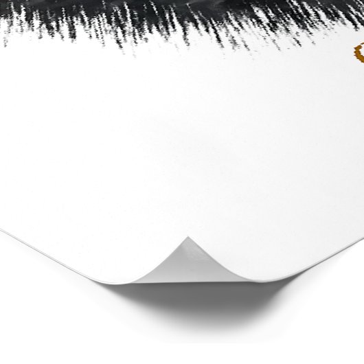 Poster Imprimer l'art Labradoodle (Coin)