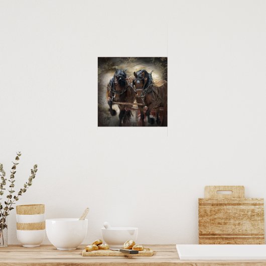 Poster Imprimer l'Art numérique de l'équipe Brouillon de  (Cuisine)
