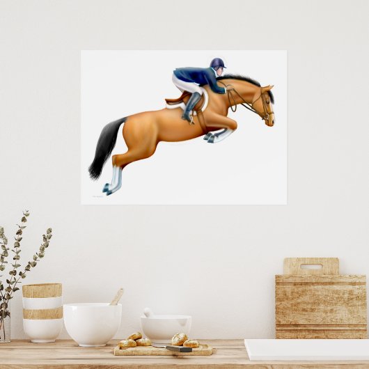 Poster Imprimer le Cheval de Montage (Cuisine)