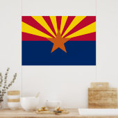 Poster Imprimer le drapeau de l'Arizona (Cuisine)