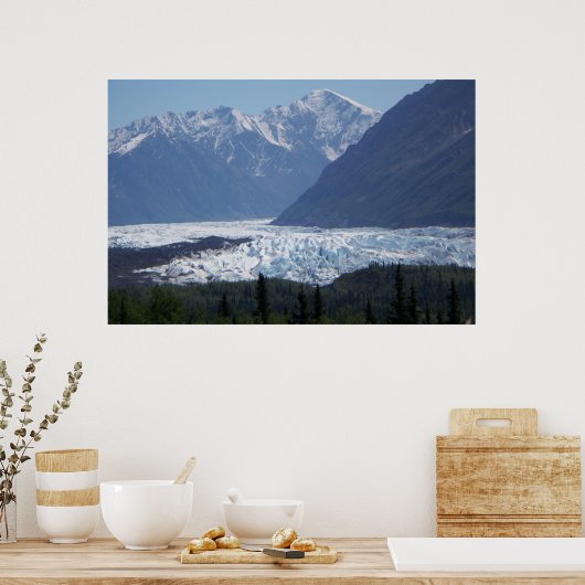 Poster Imprimer le glacier Matanuska (Cuisine)