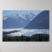 Poster Imprimer le glacier Matanuska (Devant)
